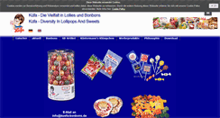 Desktop Screenshot of kuefa-bonbons.de